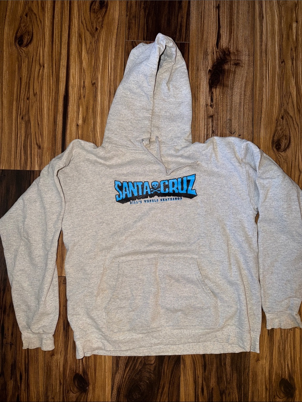 Santa Cruz Skateboards by Bills Wheels Skate shop with Blue Logo